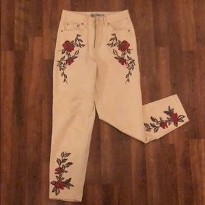 TopShop Mom Moto high waisted jeans